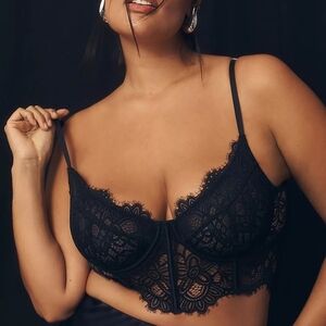 ANTHROPOLOGIE GISELLE LACE BUSTIER